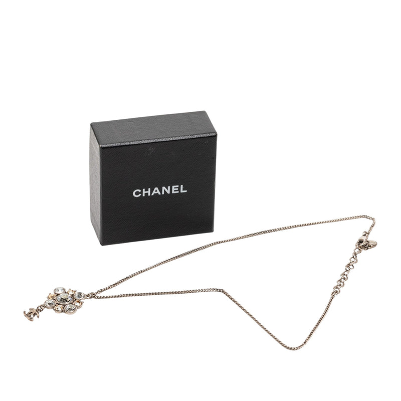 Brass CC Strass Pendant Necklace - Image 6