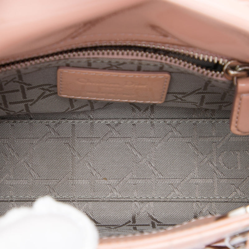 Mini Patent Cannage Lady Dior - Image 4