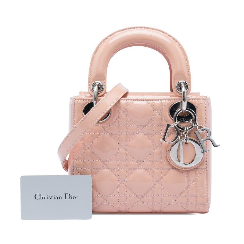 Mini Patent Cannage Lady Dior - Image 6