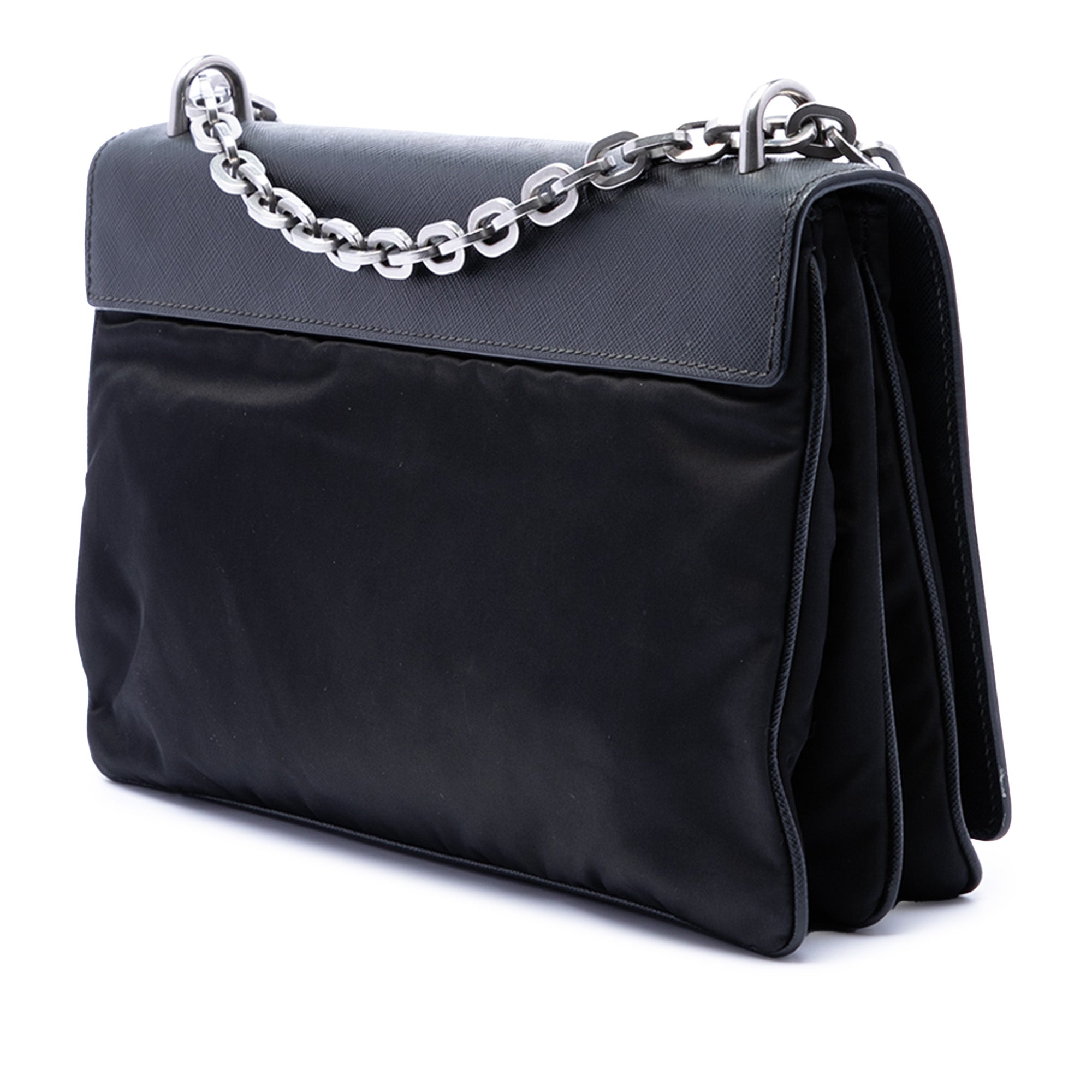 Saffiano Lux and Tessuto Chain Crossbody - Image 2