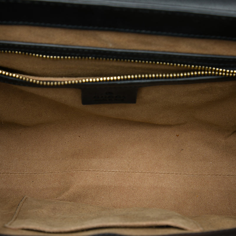 Small GG Supreme Padlock Satchel - Image 4