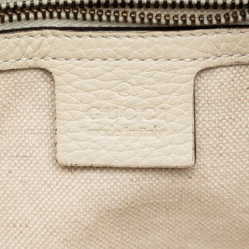 Medium Pebbled Calfskin Twill Tote - Image 5