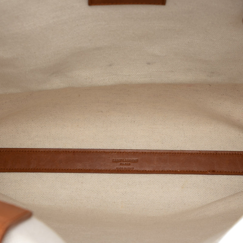 Canvas Stencil Logo Convertible Tote - Image 4