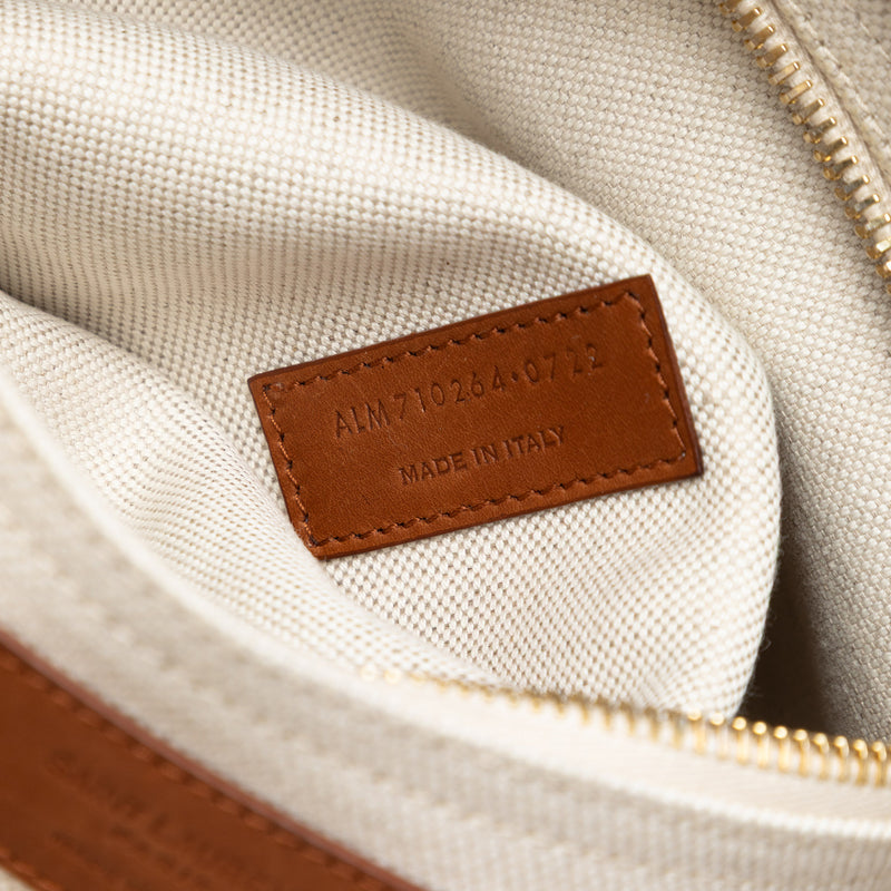 Canvas Stencil Logo Convertible Tote - Image 6