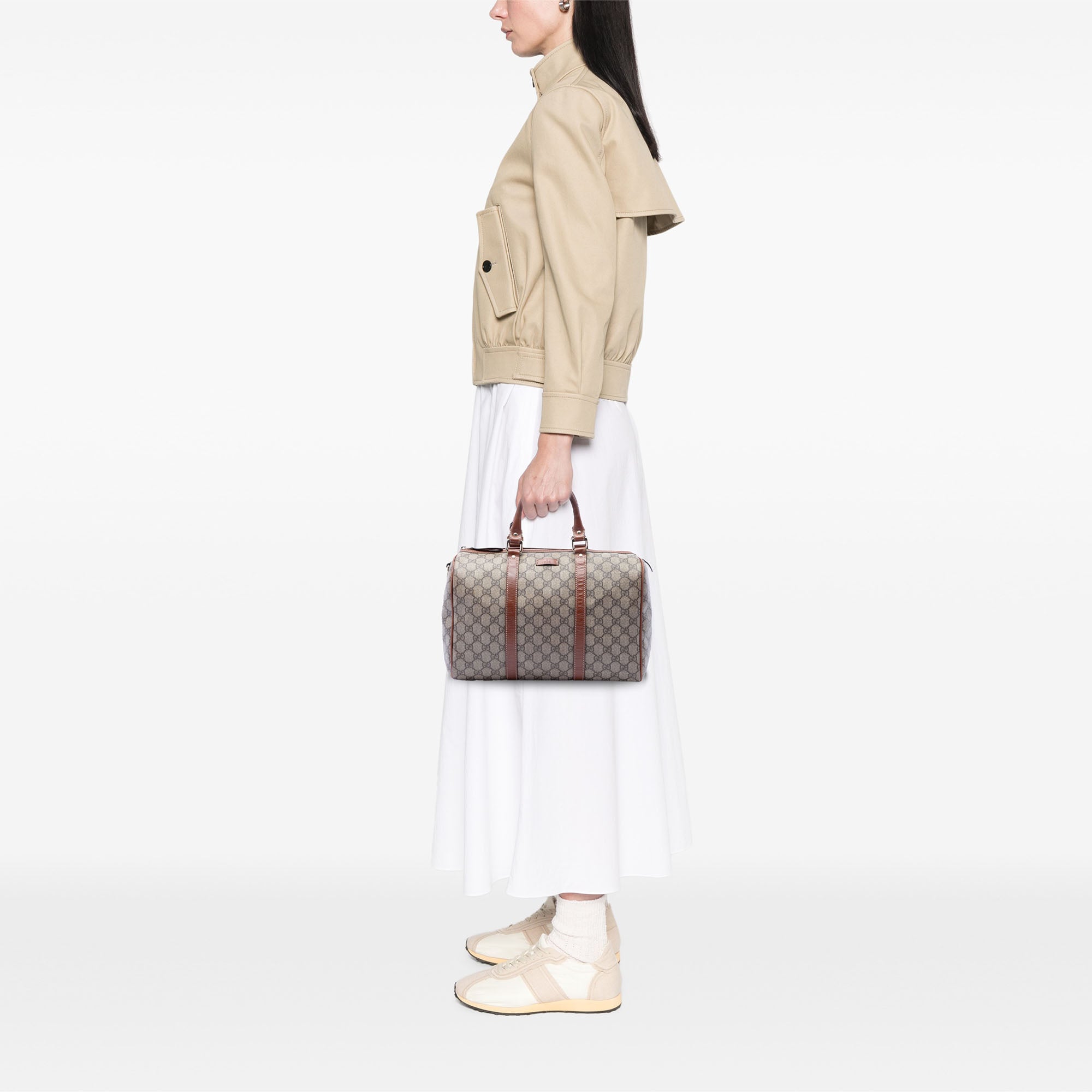 Medium GG Supreme Joy Boston Bag - Image 6