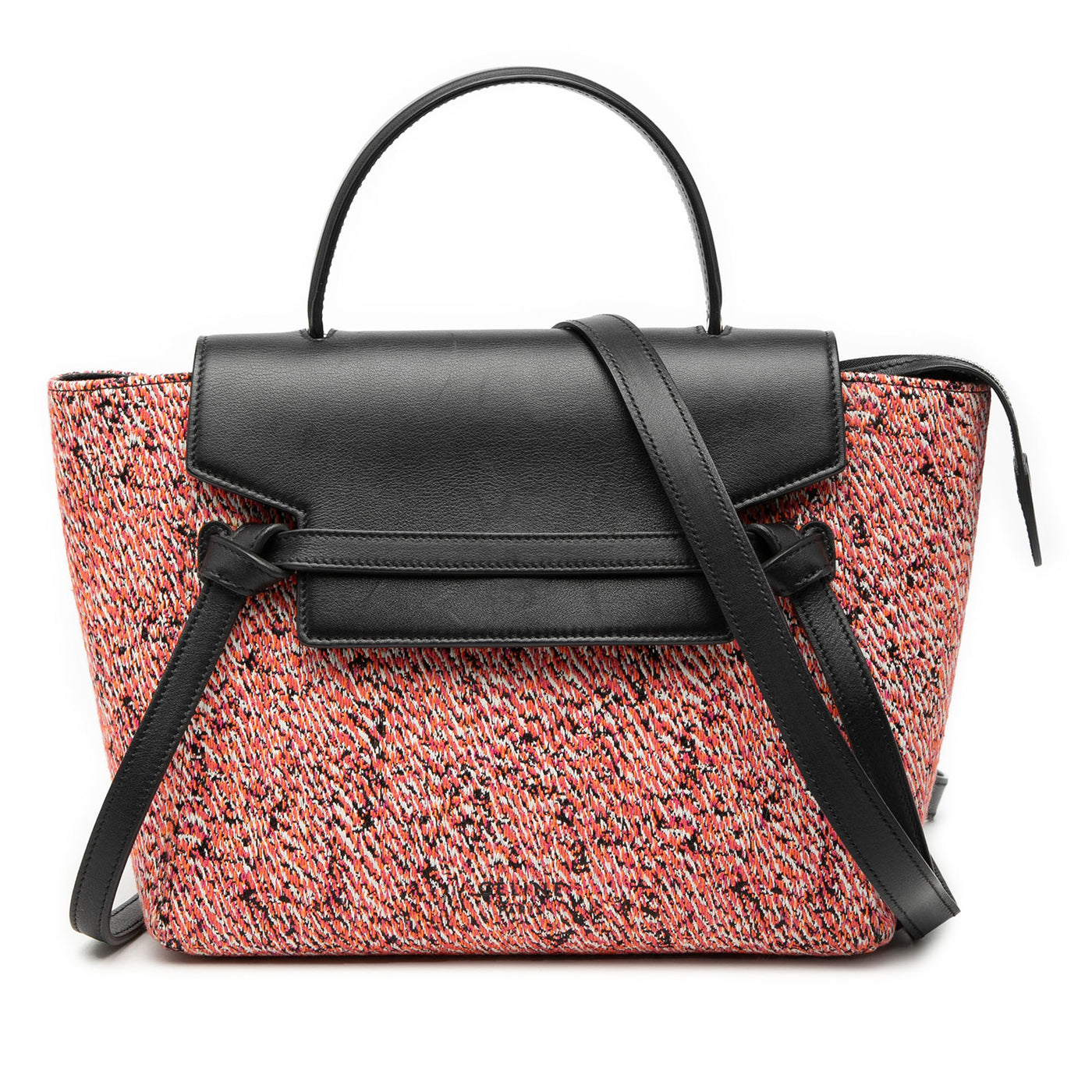 Micro Tweed Belt Satchel - Image 1