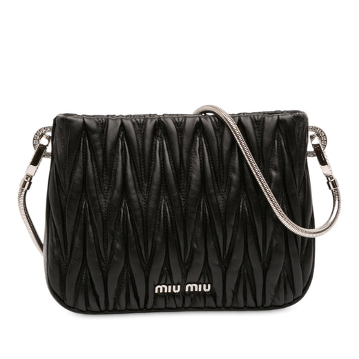 Nappa Matelasse Sassy Shoulder Bag - Image 1