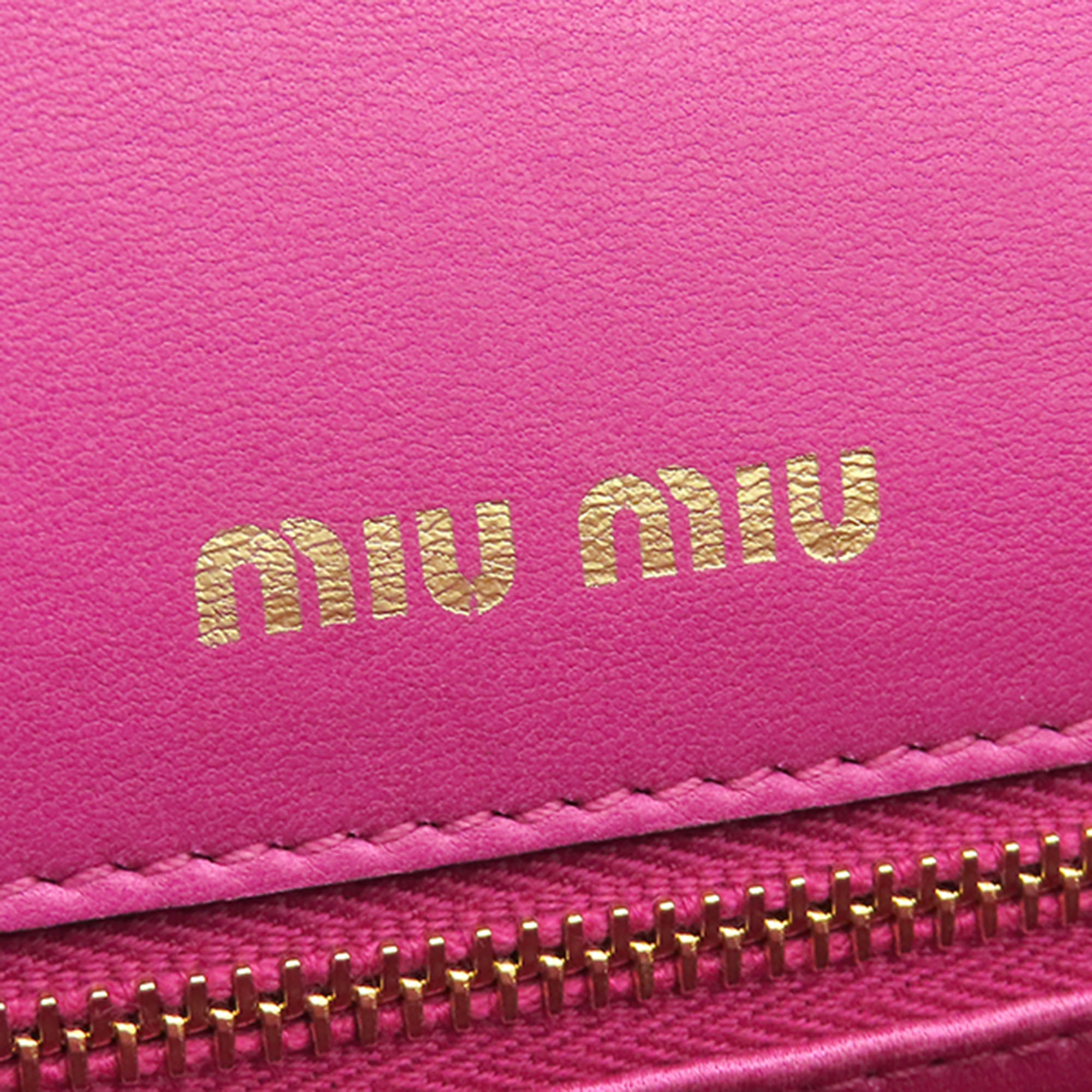MM Paris Emiuticon Jacquard and Croc Embossed Patent Crystal Chain Crossbody - Image 5