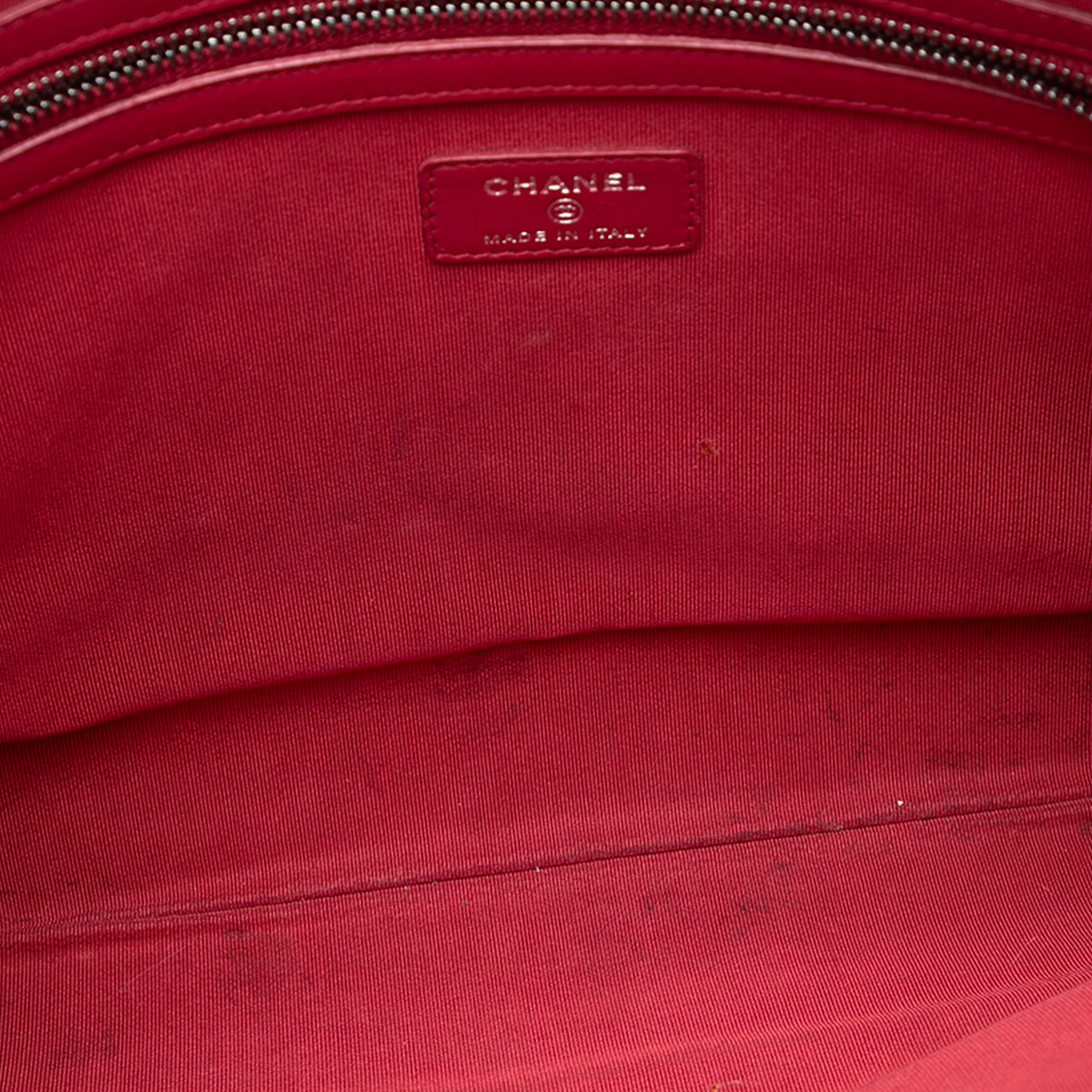 Large Aged Calfskin Gabrielle O Case Clutch - Image 4