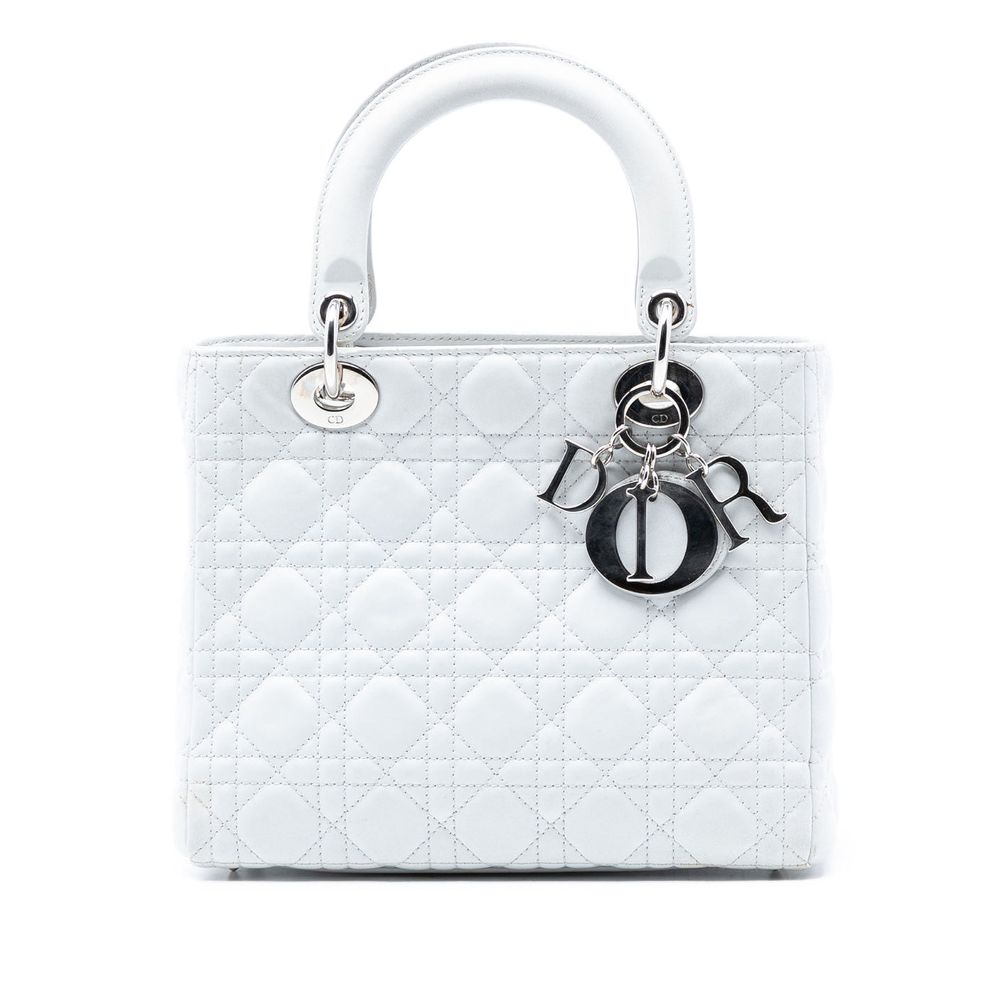 Medium Lambskin Cannage Lady Dior - Image 1