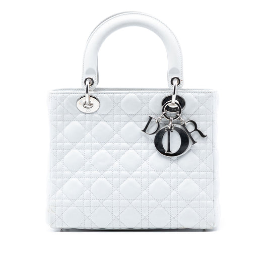 Medium Lambskin Cannage Lady Dior - Image 1