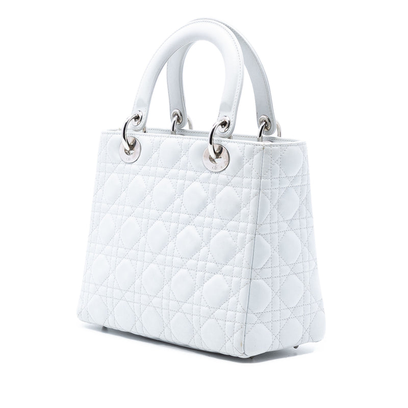 Medium Lambskin Cannage Lady Dior - Image 2