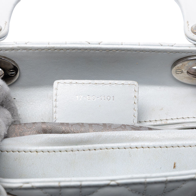 Medium Lambskin Cannage Lady Dior - Image 6