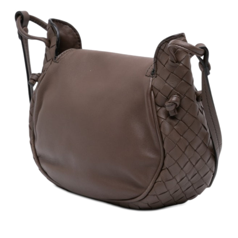 Small Intrecciato Trimmed Nappa Nodini Flap - Image 2