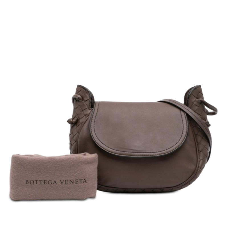 Small Intrecciato Trimmed Nappa Nodini Flap - Image 7