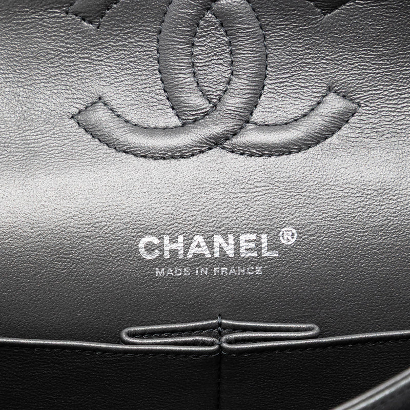Medium Classic Iridescent Lambskin Double Flap - Image 5