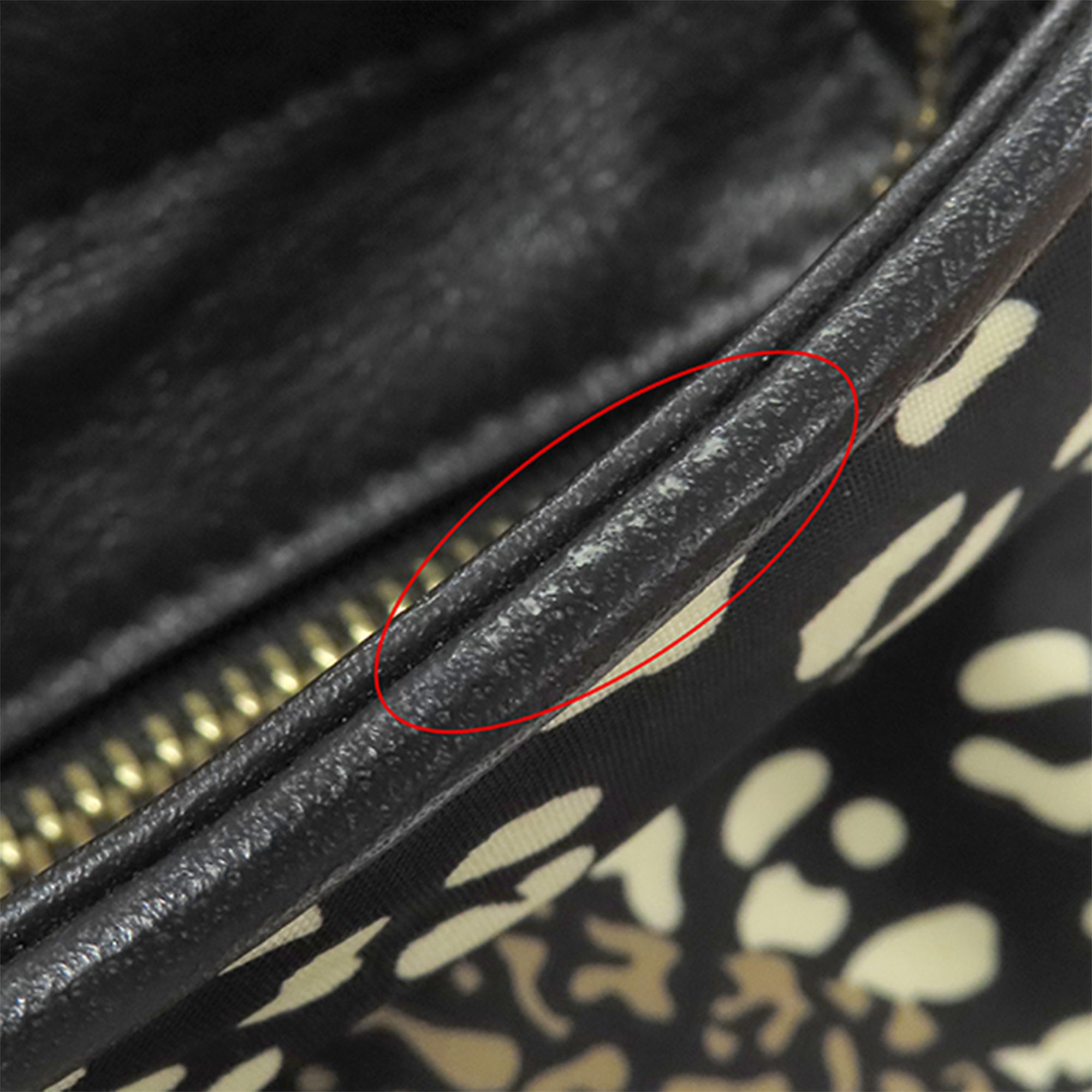 Nylon Leopard Print Double Gancini Tote - Image 6