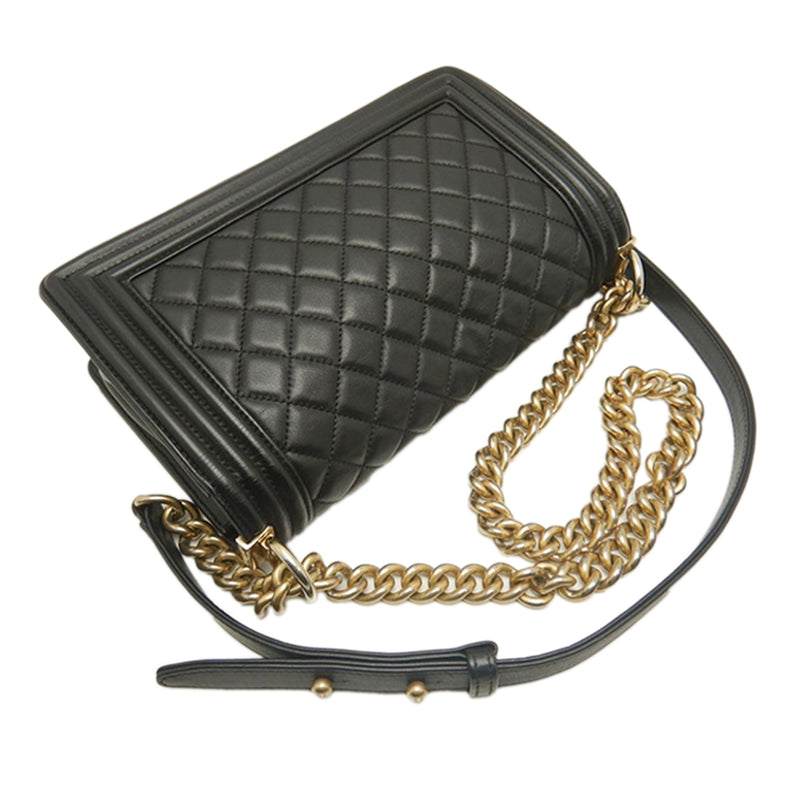 Old Medium Quilted Lambskin Boy Flap - Image 13