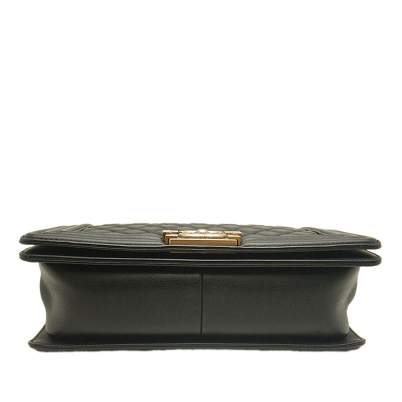 Old Medium Quilted Lambskin Boy Flap - Image 3
