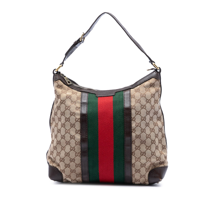 GG Canvas Web Shoulder Bag