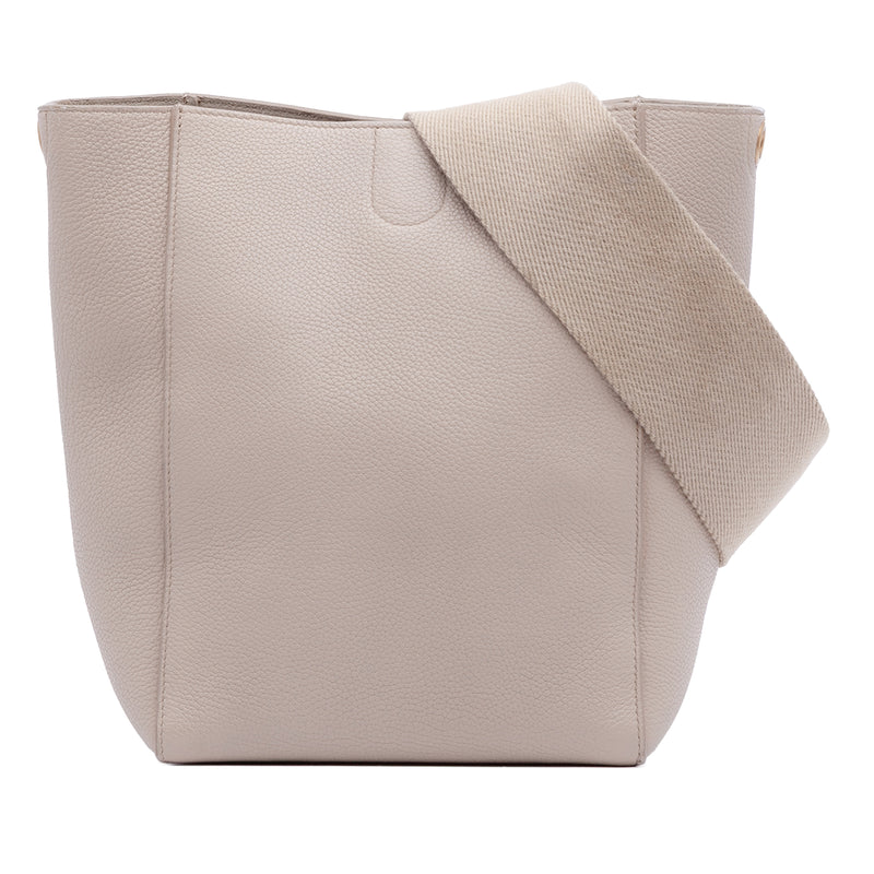 Small Soft Grained Calfskin Seau Sangle Bucket Bag