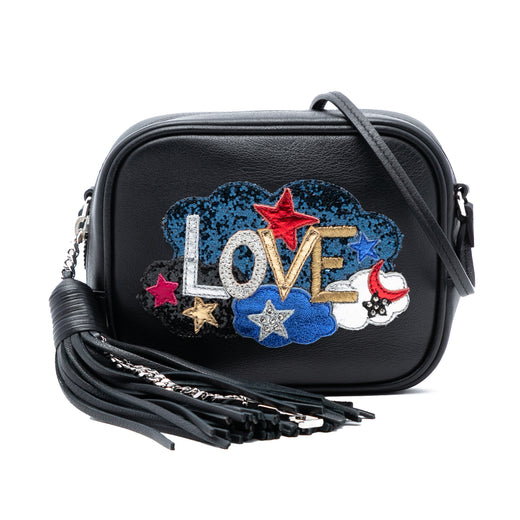 Mini Embroidered Nappa Love Blogger Camera Bag - Image 1
