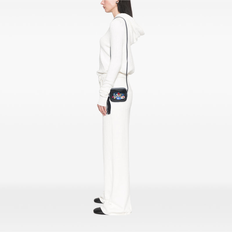 Mini Embroidered Nappa Love Blogger Camera Bag - Image 7