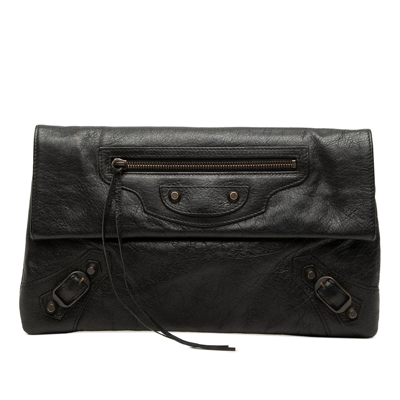 Lambskin Motocross Classic Envelope Clutch - Image 1