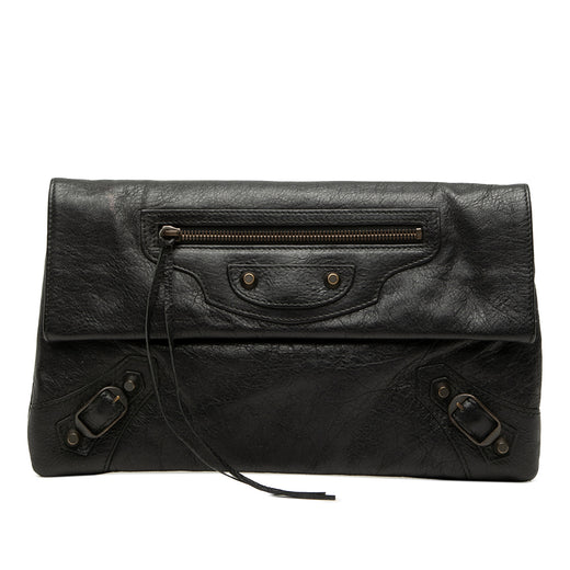 Lambskin Motocross Classic Envelope Clutch - Image 1