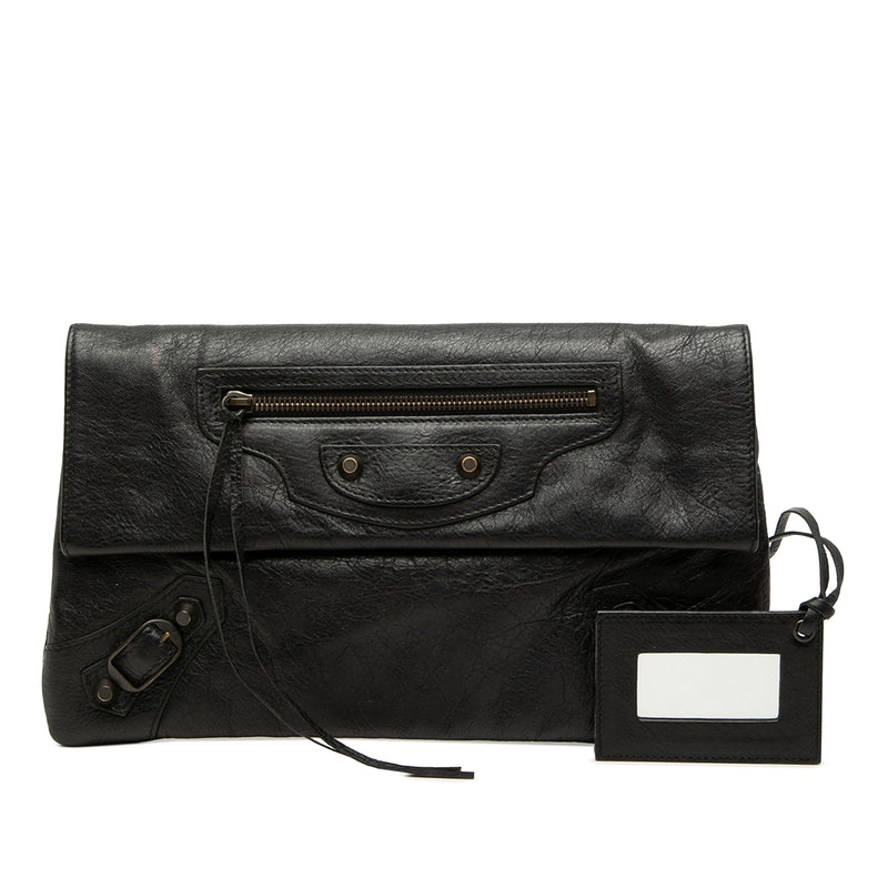 Lambskin Motocross Classic Envelope Clutch - Image 7