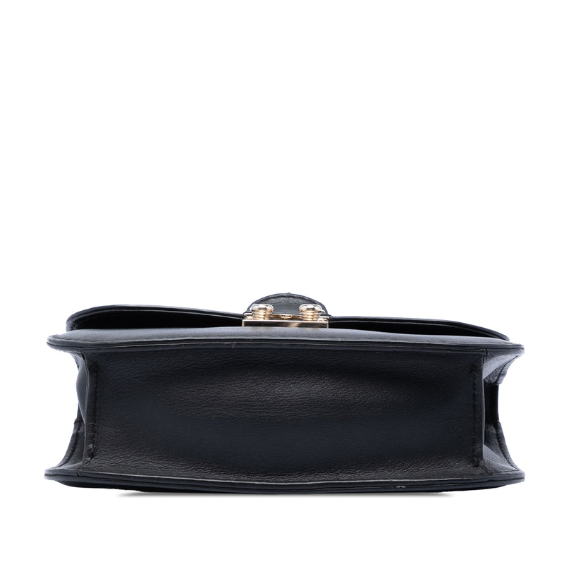 Small Leather Rockstud Glam Lock Crossbody - Image 3