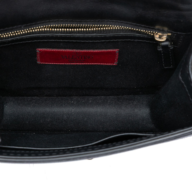 Small Leather Rockstud Glam Lock Crossbody - Image 4