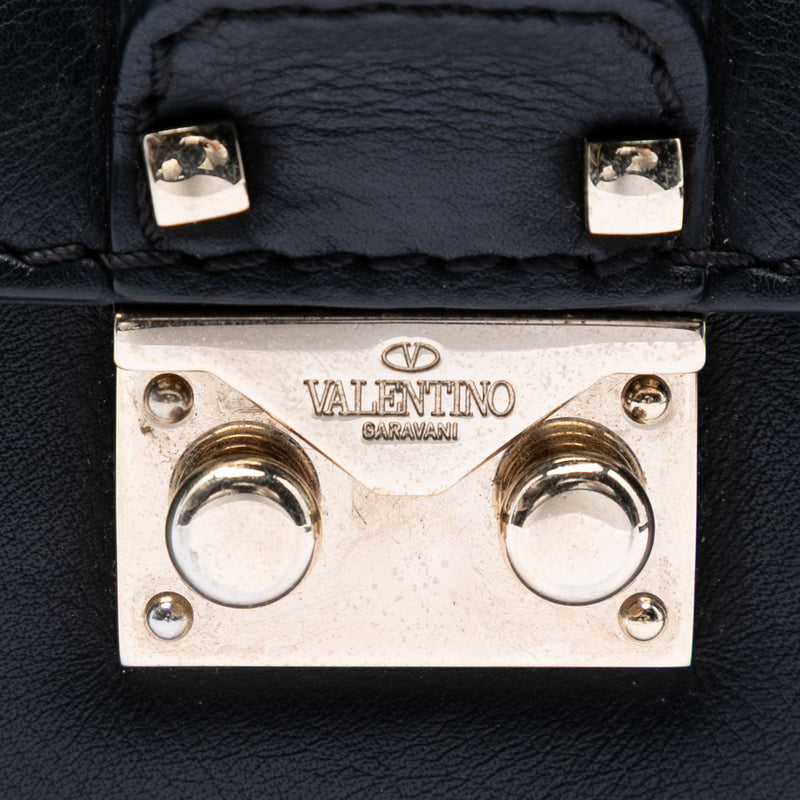 Small Leather Rockstud Glam Lock Crossbody - Image 5