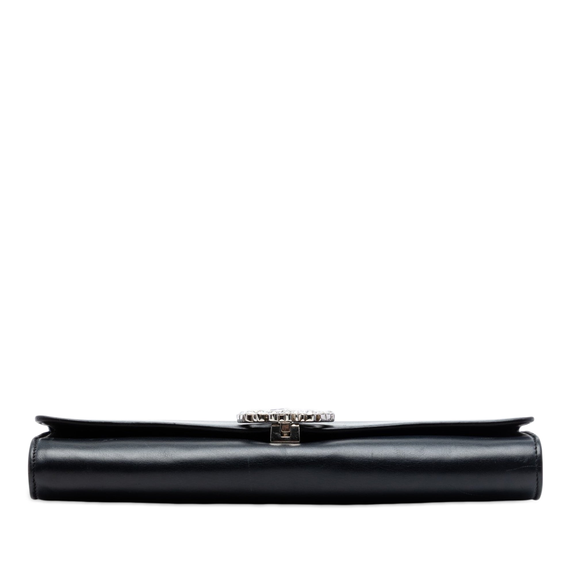 Calfskin Crystals Broadway Clutch - Image 3