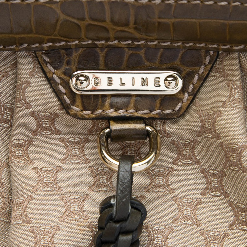 Macadam Canvas Tassel Frame Satchel - Image 5