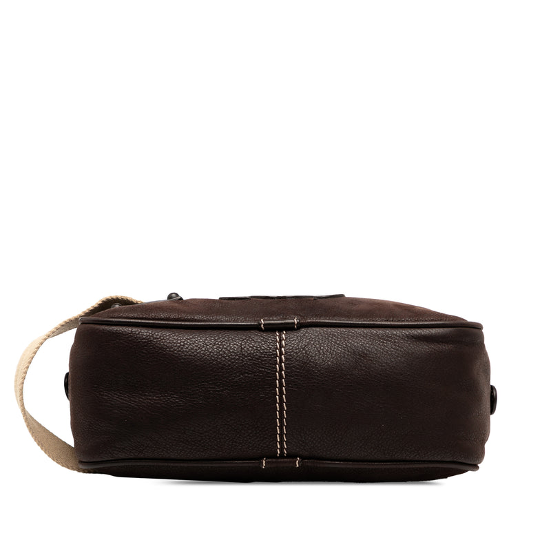 Nubuck Anagram Clutch - Image 3