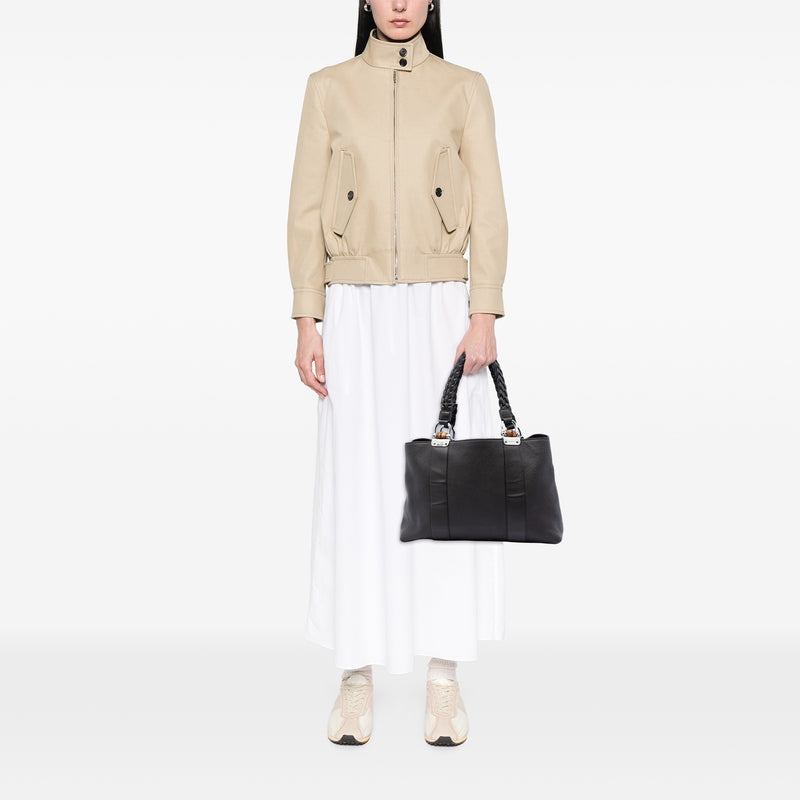 Calfskin Bamboo Libeccio Tote - Image 7