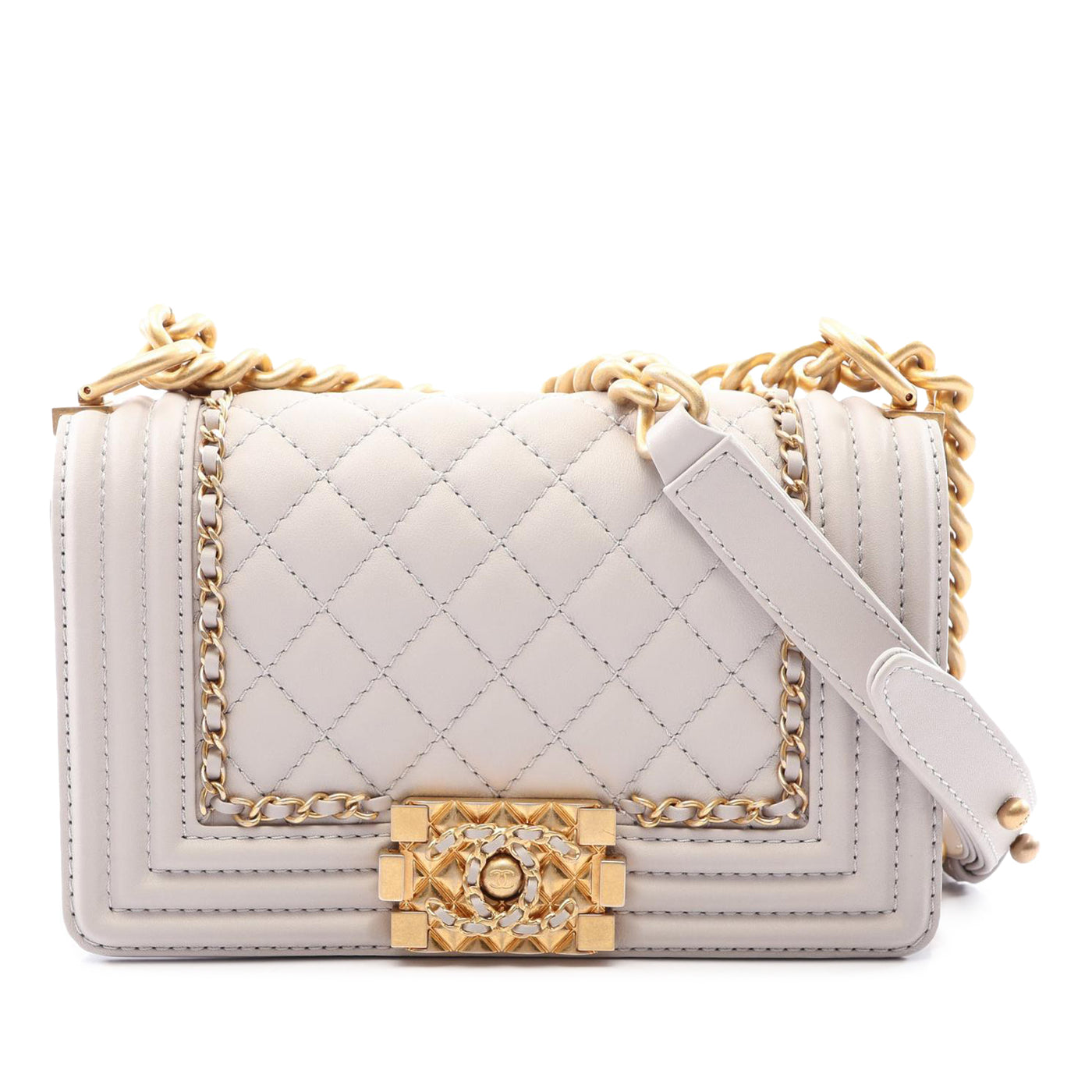 Small Lambskin Boy Bag - Image 1
