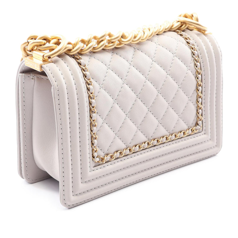 Small Lambskin Boy Bag - Image 2