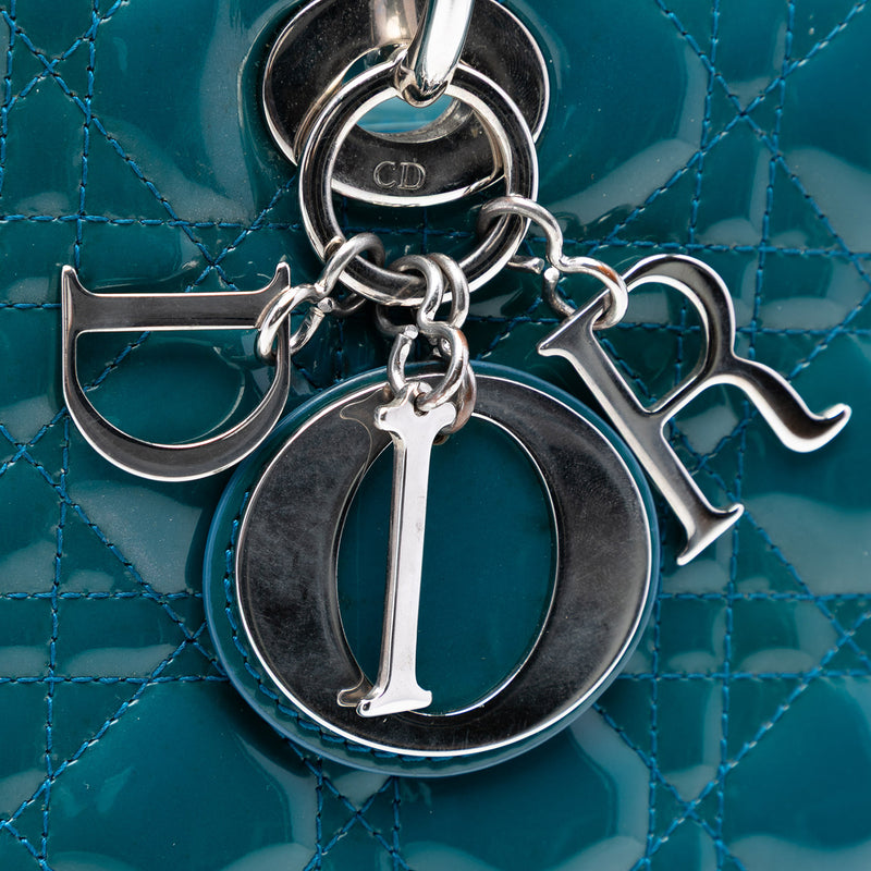 Large Patent Cannage Lady Dior - Image 6