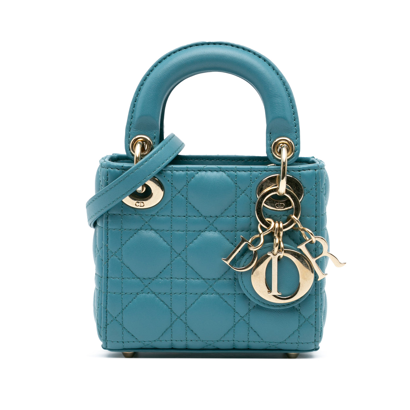 Micro Lambskin Cannage Lady Dior - Image 1