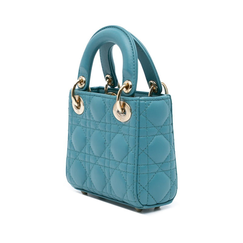 Micro Lambskin Cannage Lady Dior - Image 2