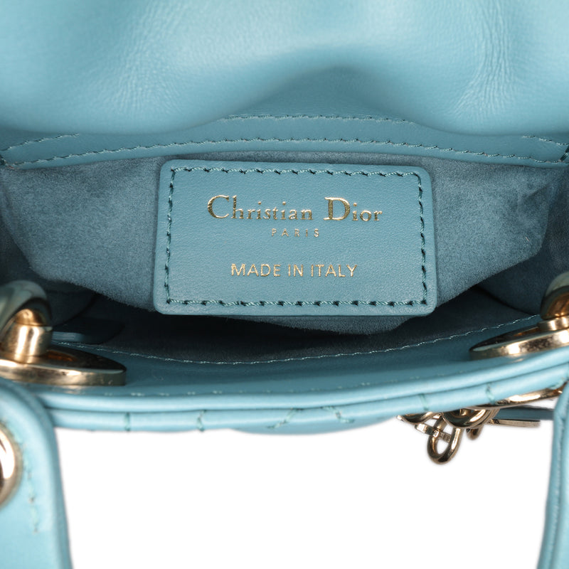 Micro Lambskin Cannage Lady Dior - Image 5