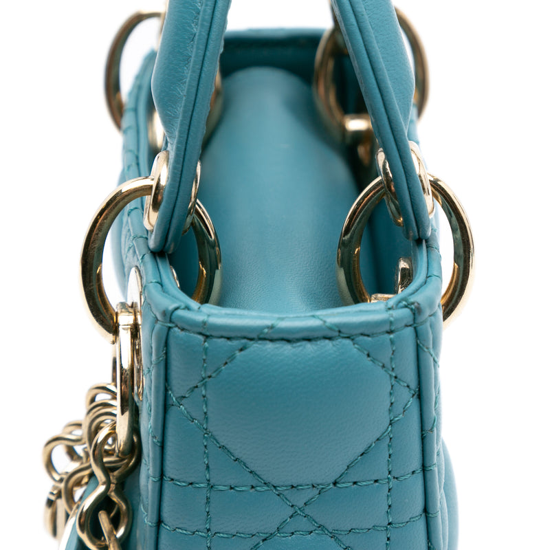 Micro Lambskin Cannage Lady Dior - Image 8
