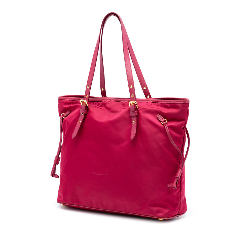 Saffiano Trimmed Tessuto Tote - Image 2