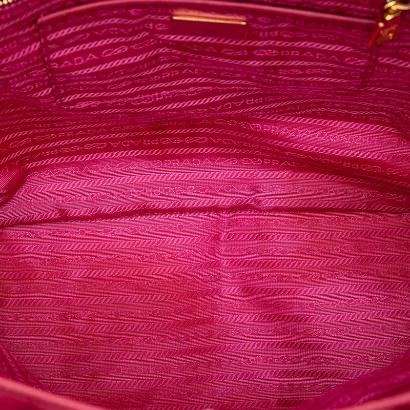 Saffiano Trimmed Tessuto Tote - Image 4