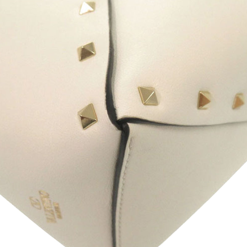 Leather Rockstud Wispy Bucket Bag - Image 10