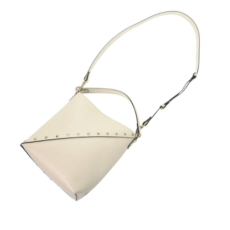 Leather Rockstud Wispy Bucket Bag - Image 14