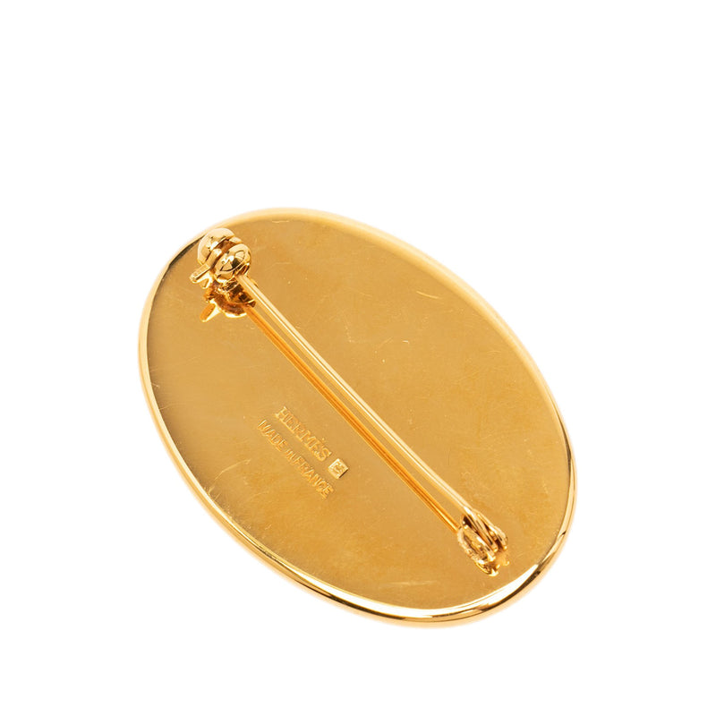 Enamel Chevaux Pin Brooch - Image 3