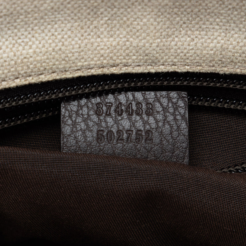 GG Canvas Web Tote - Image 6